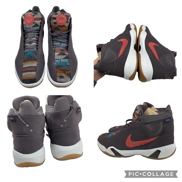 NWB Nike Zoom Heritage N7 Pendleton Thunder Grey Sneaker-12.5 - Picture 3 of 7